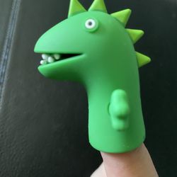 Peppa Pig Figure of Mr Dinosaur Finger Vinyl Puppet