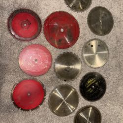 10” And 1 12” Saw Blades - $20 Each 