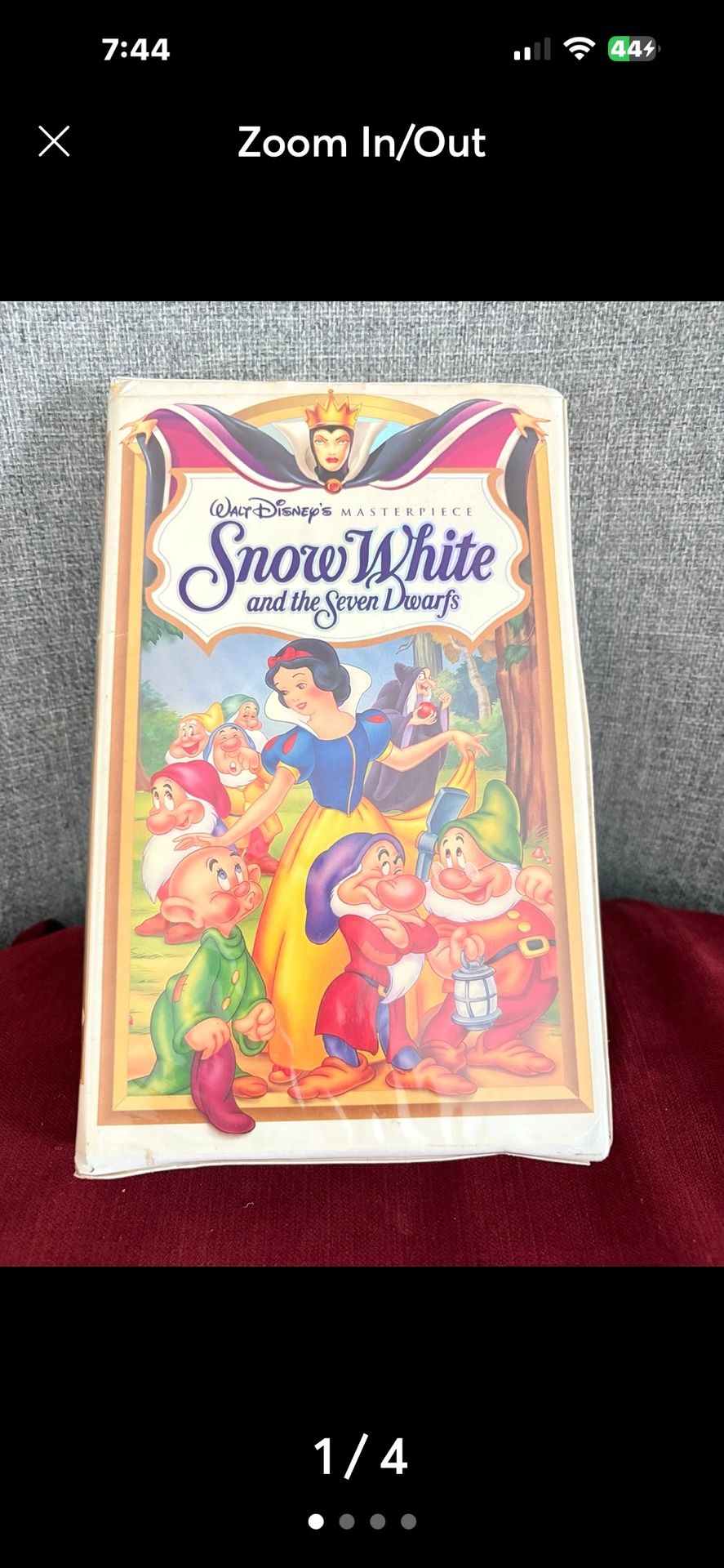 Snow White/ Home Video (VHS, Clam Shell)