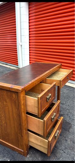 Young hinkle solid wood desk