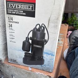 EVERBILT submersible Sump Pump