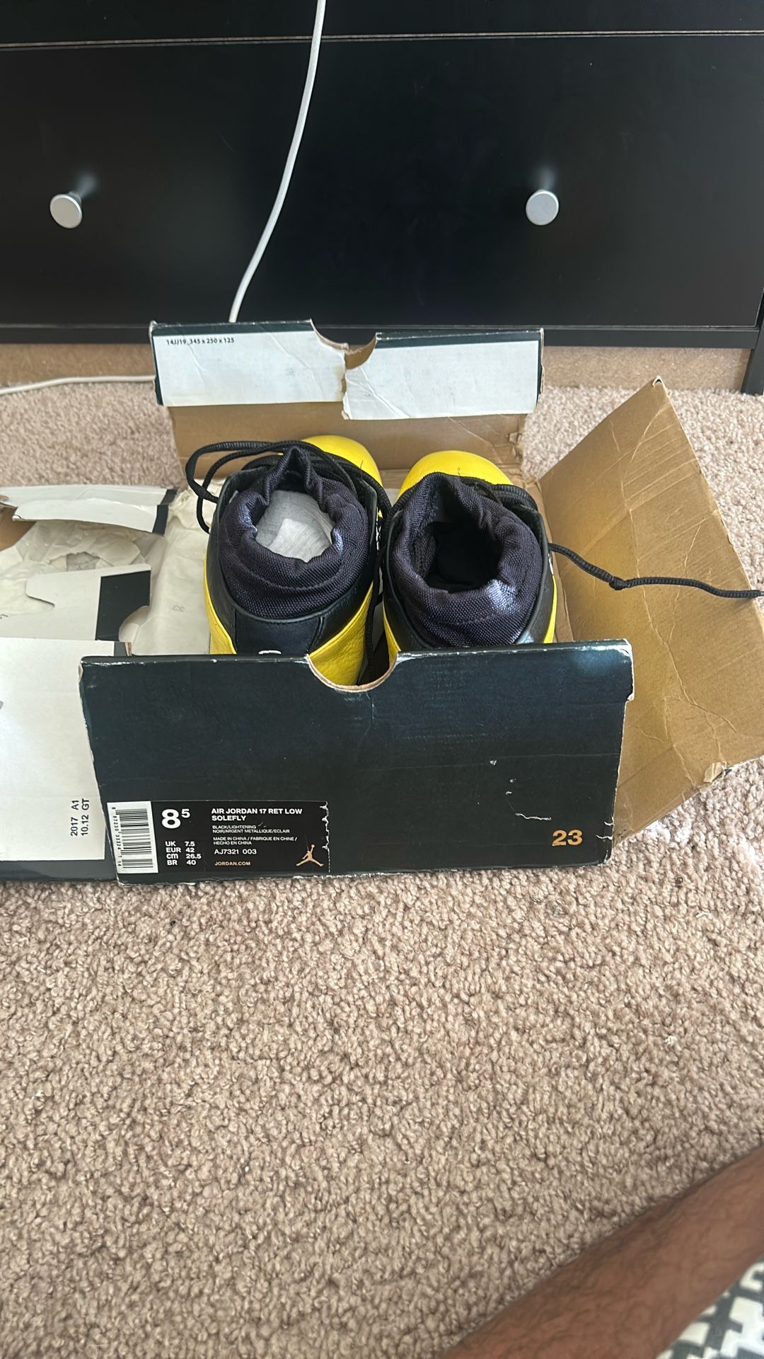 Air Jordan 17 Ret Low Solefly