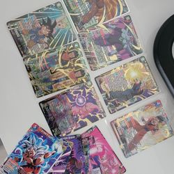 Dragonball super cards. 14 SR cards
