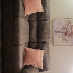 2 Dark Grey Couches