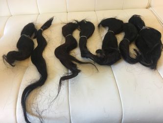 Raw unprocessed Indian hair $60