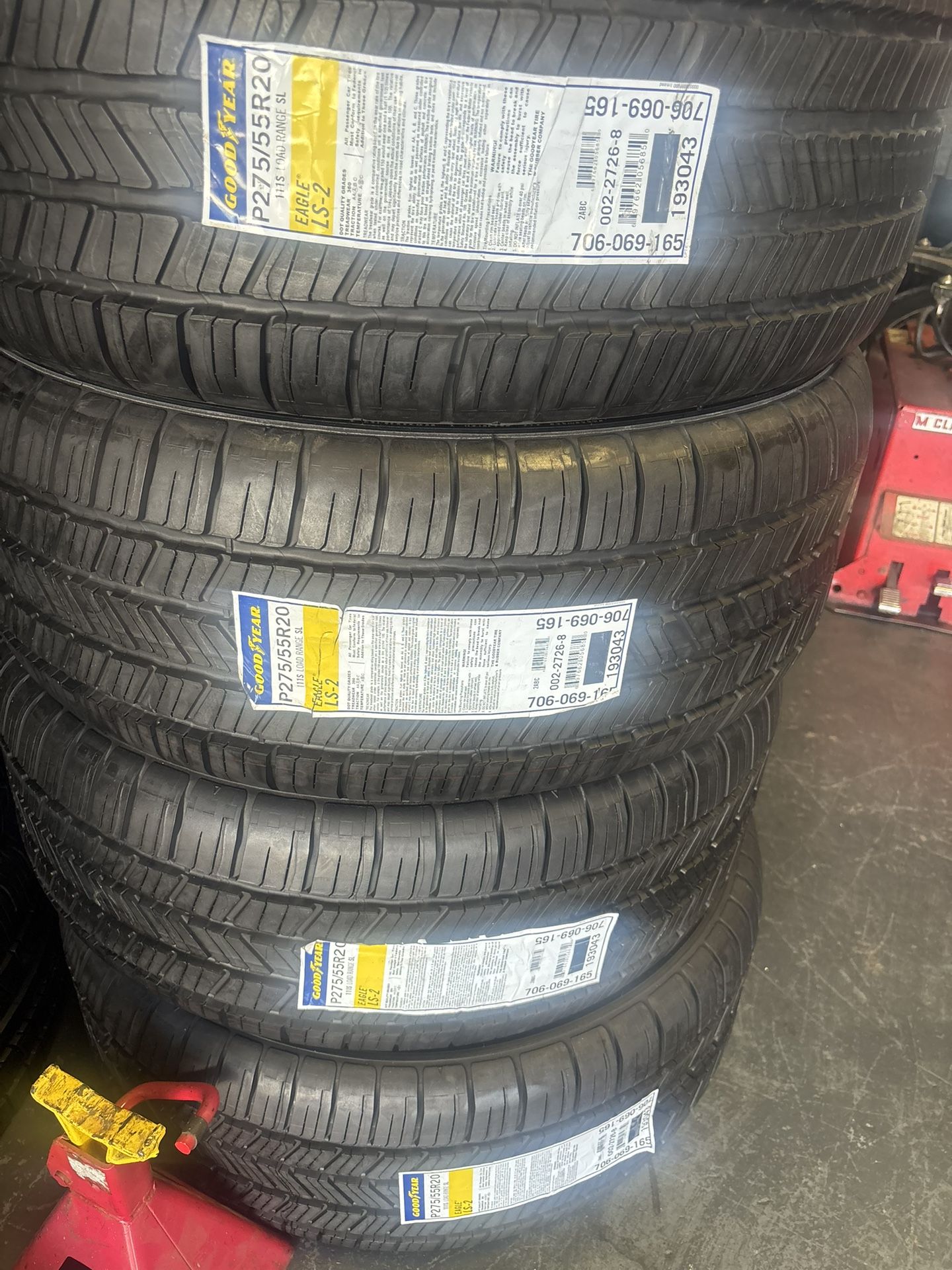 275/55/20 Goodyear Brand New