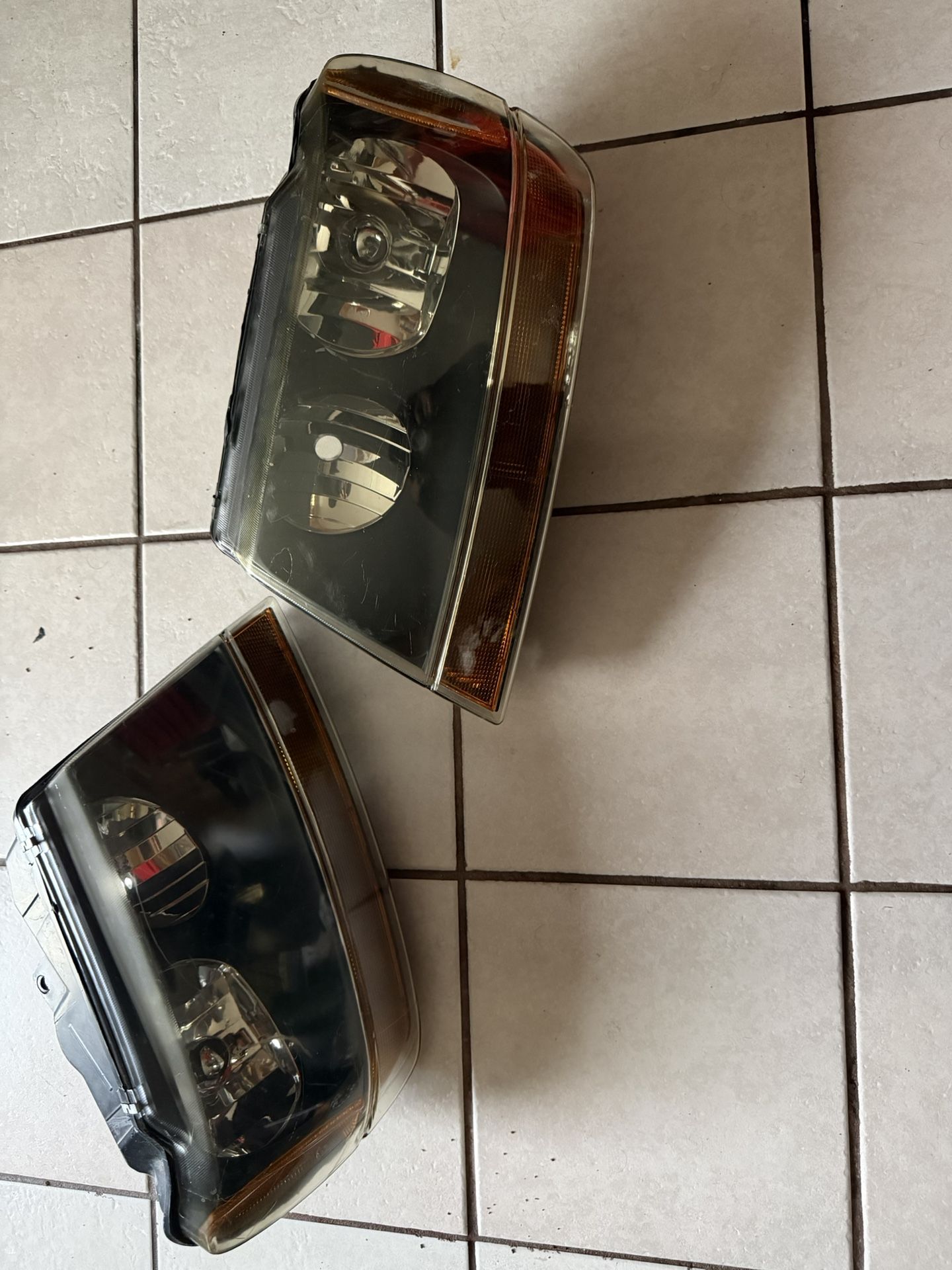 Jeep WJ Blacked Out Headlights