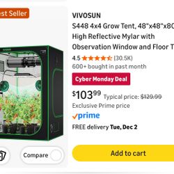 Indoor Grow Tent Perfect Condition 