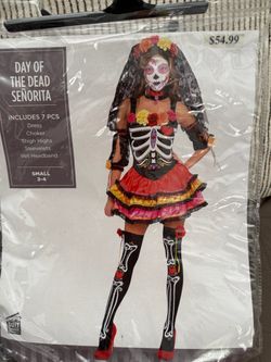 Day of the dead Halloween costume