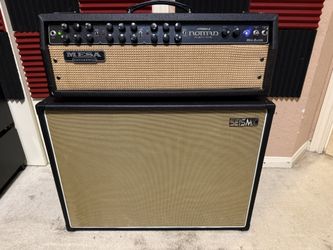 Mesa Boogie Nomad Forty Five Tube Guitar Amp Head With Cab 2x10 Eminence Cannabis Rex 16 