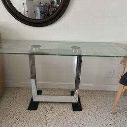 El Dorado Glass Console Table