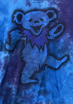 GRATEFUL DEAD-BIG BEAR-DANCING BEARS-TIE DYE T-SHIRT L
