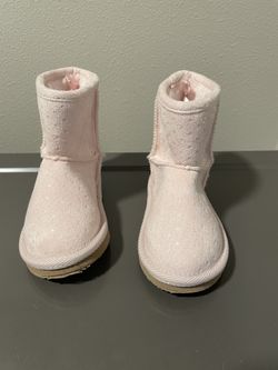 Size 7, Toddler Girls , Pink Snow Boots