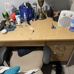 Desk And Computer Chair MUST GO NOW!