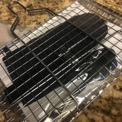 Grill Set - Basket To Cook Fish Or Anything In