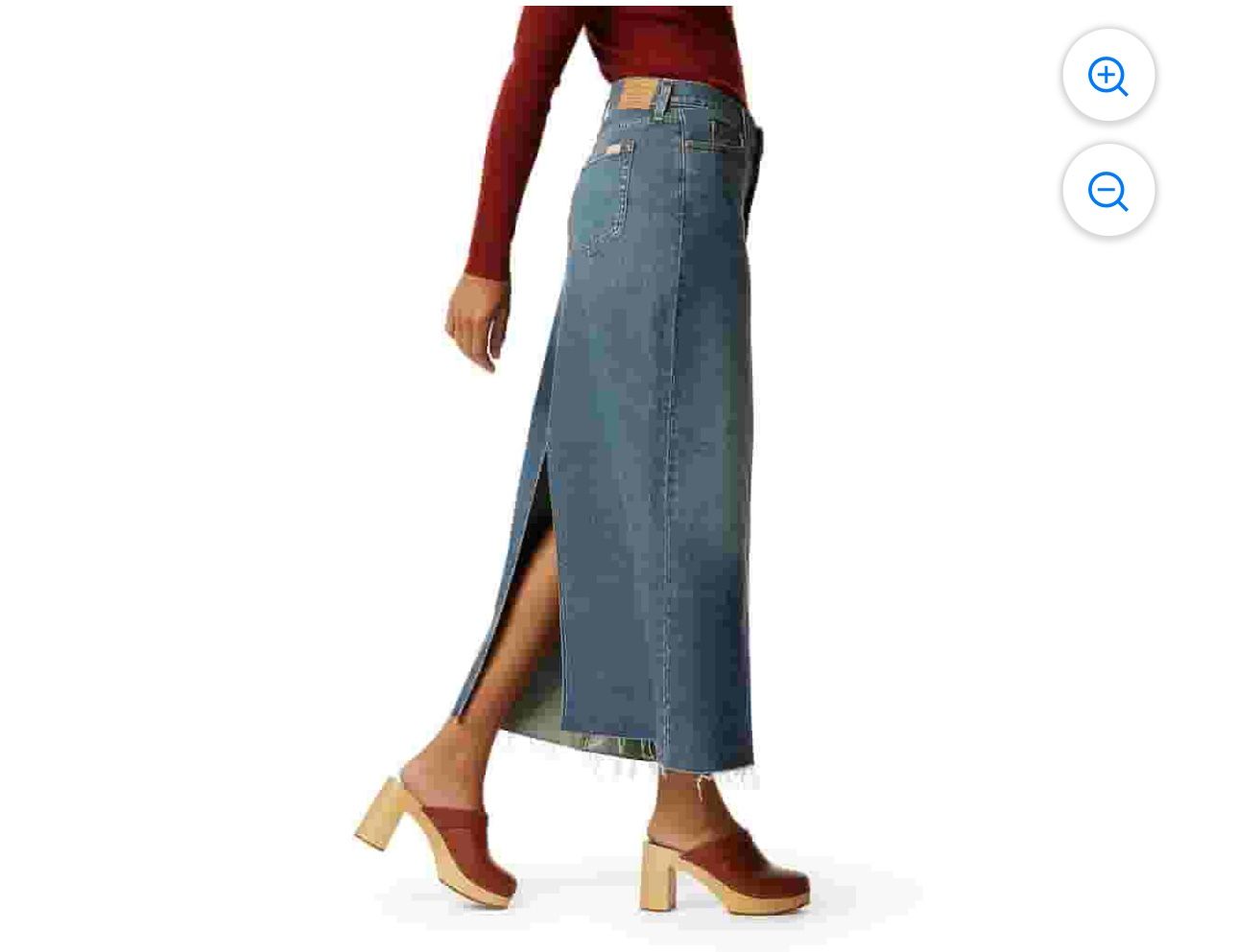 Denim Maxi Skirt