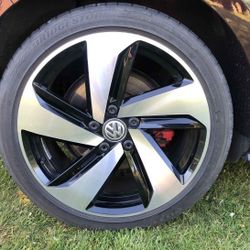 Golf Wheels GTI GLI Tiguan Touareg Cc Rims Jetta Rims Volkswagen Passat Rims 