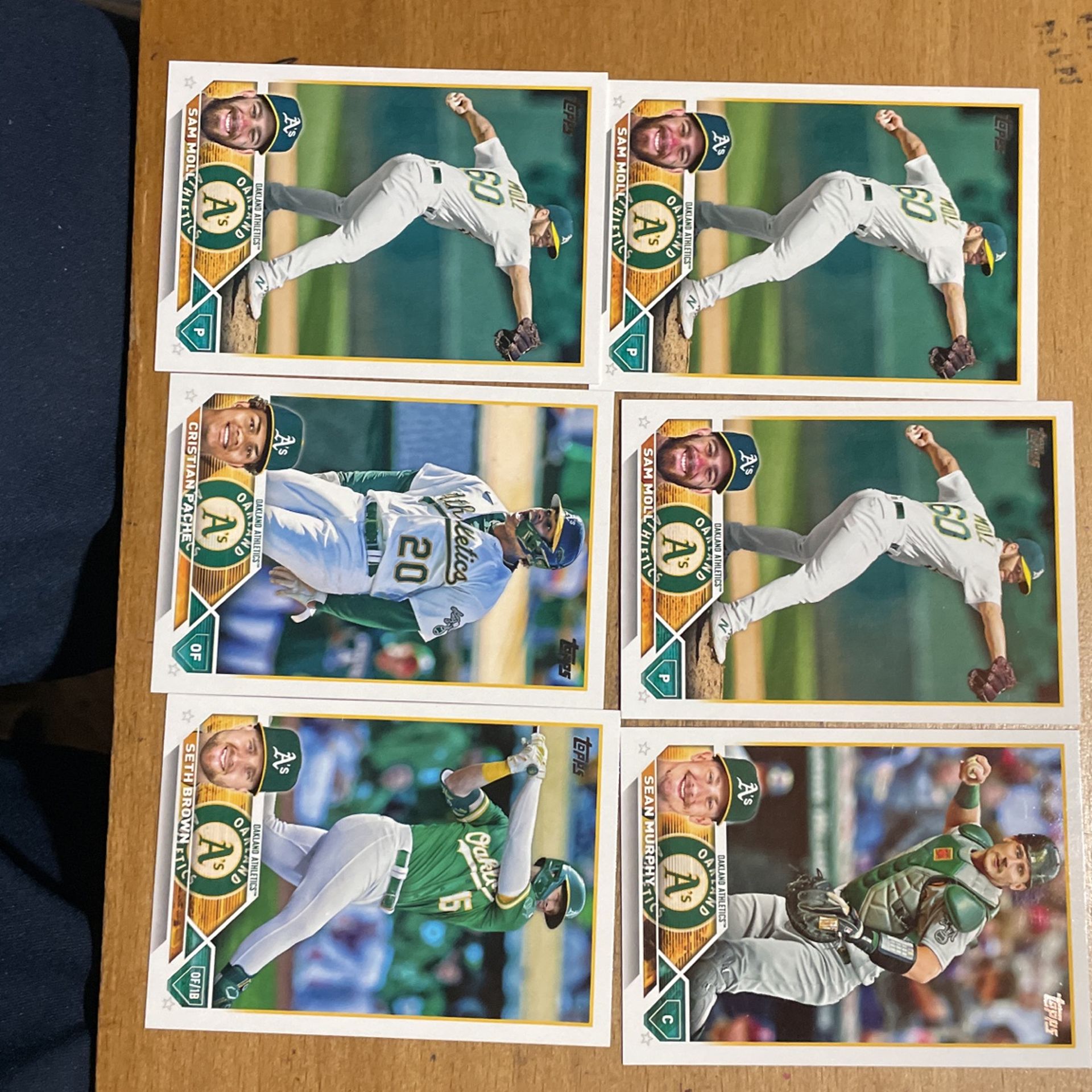 2023 TOPPS OAKLAND A’s 21 CARD LOT 