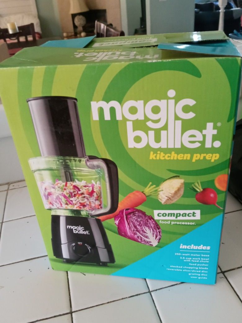 New Magic Bullet Kitchen Prep Compact Food Processor