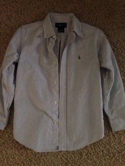 Boys size 7 polo. Excellent condition