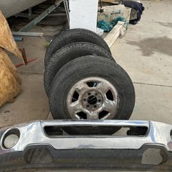 2008 F-150 Front Bumper And 3 Stock Wheels