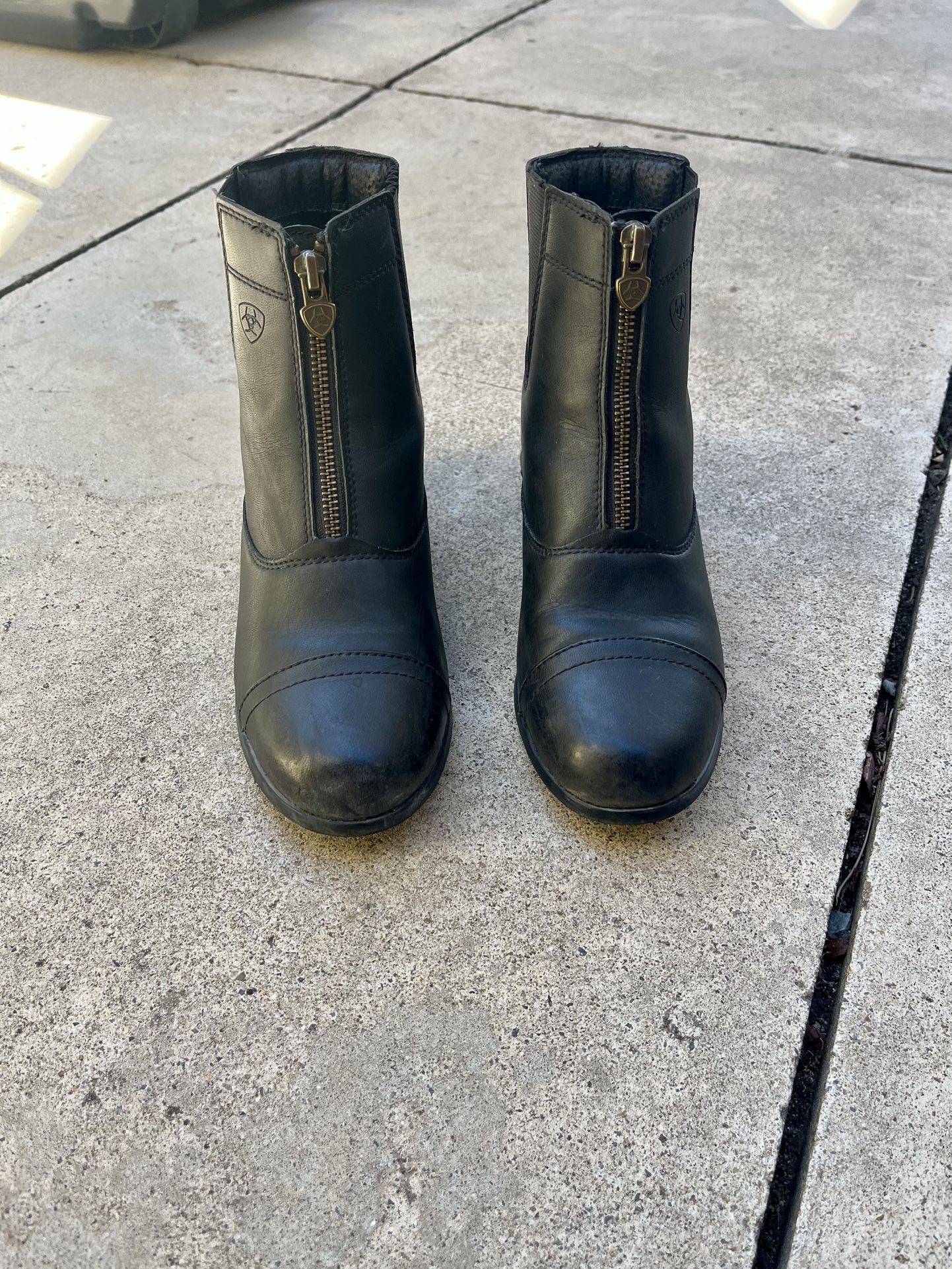 Ariat Black Leather Riding Boots