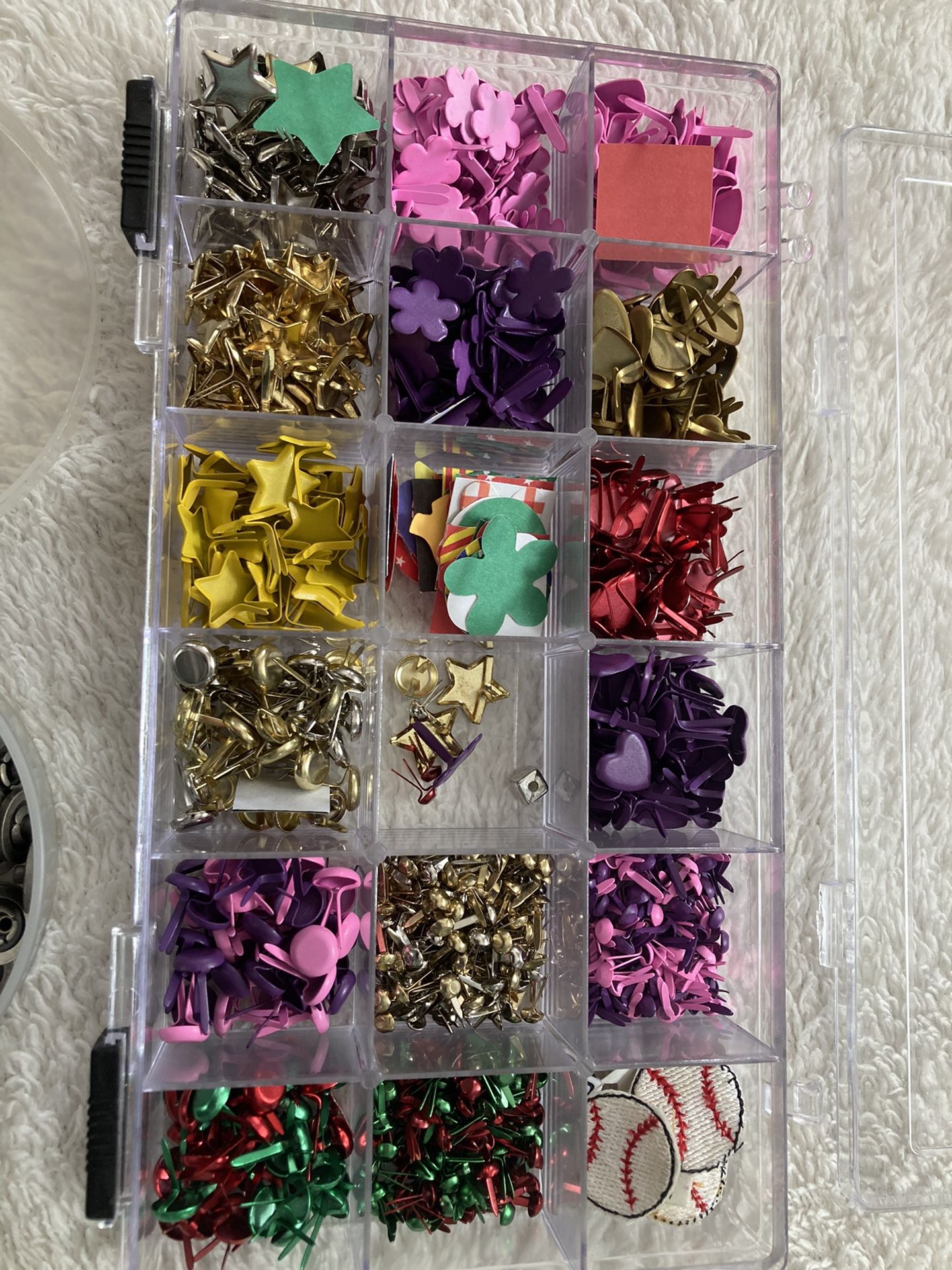 Colorful Brads For Scrapbooking Metal Letter Circles 19.99 Or Best Offer
