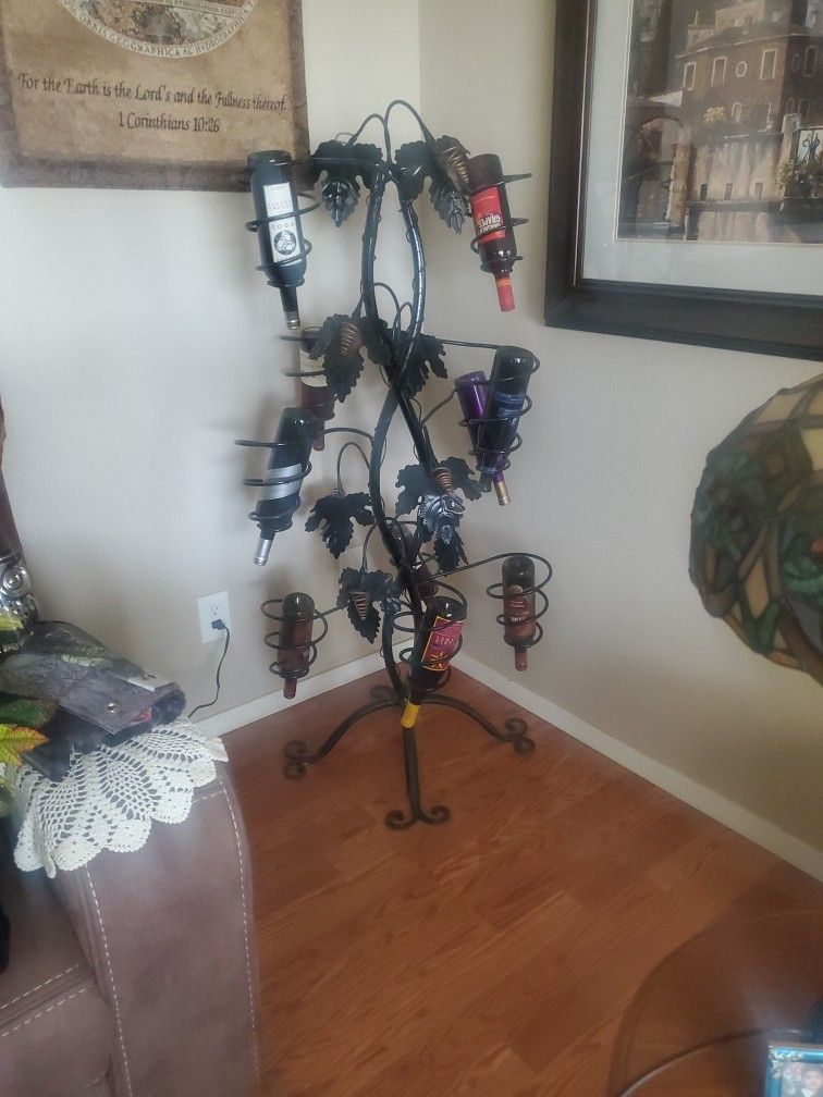 Unique Wine Vine Rack