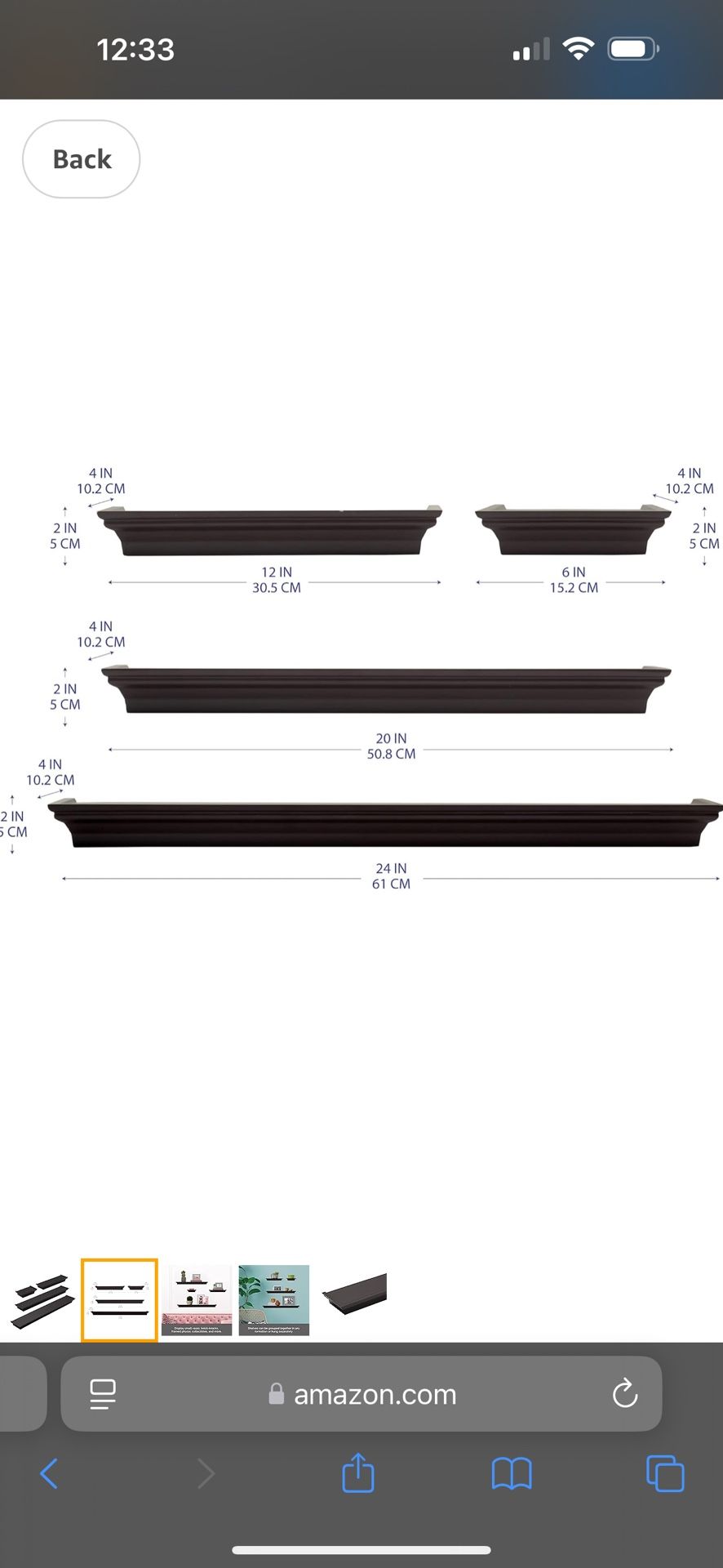 Melannco Shelves