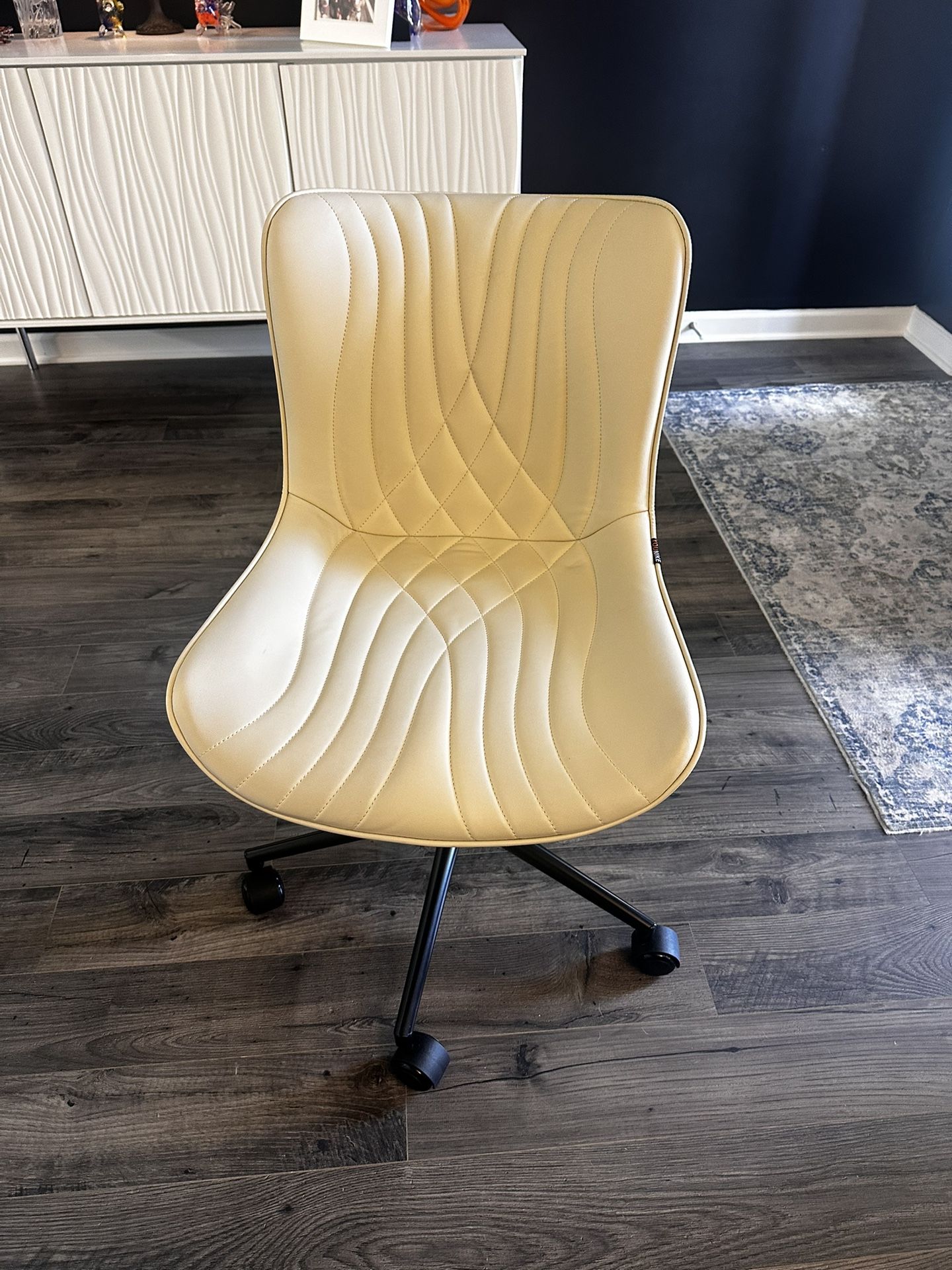 Office Chair Faux leather- beige