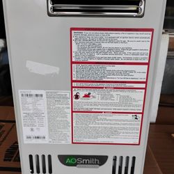 Tankless Water Heater Gas Natural Exterior 15 000 tu