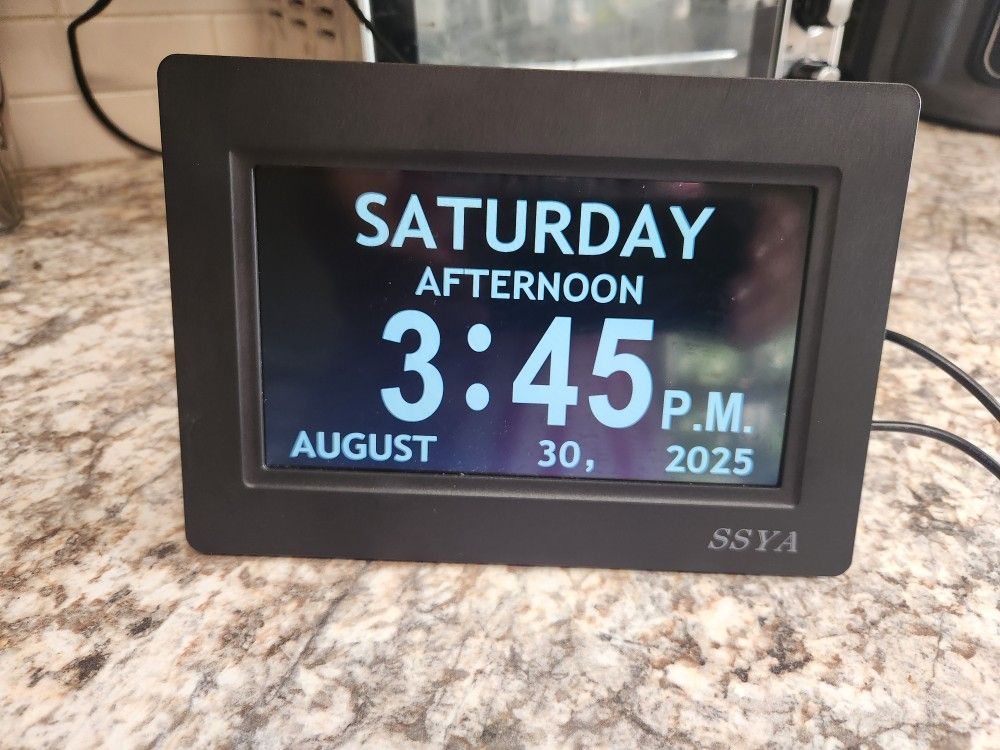 Clock, Calendar, Day Of The Week Reader