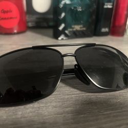 Sunglasses Black Metallic