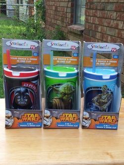 SNACKEEZ STARWARS CUPS SET OF 3