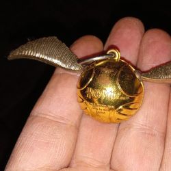 Original Rare Factory Harry Potter Golden Snitch Winged Golden Ball 