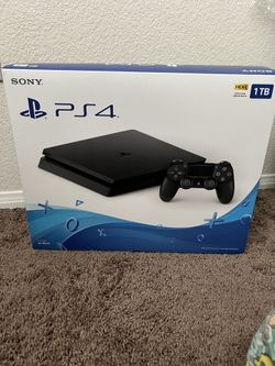 Box And Inserts ONLY NO CONSOLE Sony PlayStation 4 PS4 1 TB Jet Black Console
