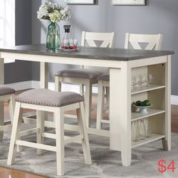 Counter Height Dining Table Set 