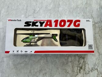 Wonder Tech Sky A107G 3.5 Channel RC Helicopter, Including Two Parachuters Free