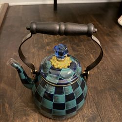 Mackenzie Childs Juniper Edition Teapot 
