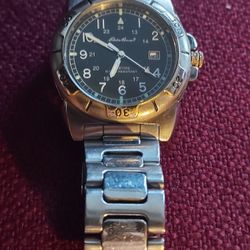 EDDIE BAUER MEN'S WATCH WORKS. 