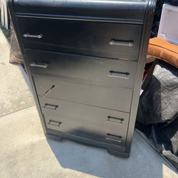 Vintage Dresser W Wheels