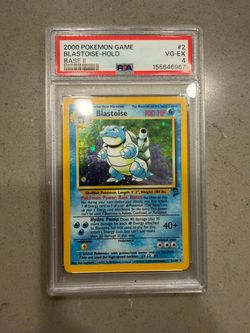 Blastoise Holo Base Set 2 PSA 4 VG-EX
