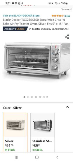 Black And Decker Toaster Oven & Air Fryer CLEAN