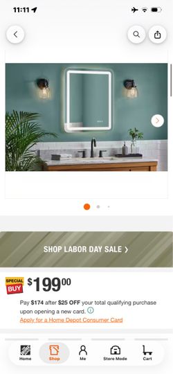 LED Lighted Bathroom Vanity Mirror