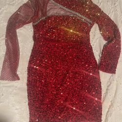 Sequin Mini Dress—Res