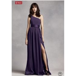 Vera Wang Satin *NEW* One Shoulder Dress - NEW with TAGS  (OBO)