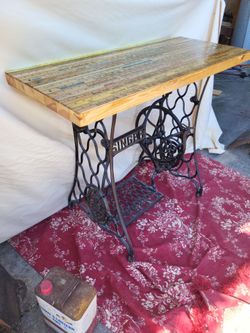 Unique Up Cycled Accent Table