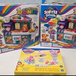 play-doh toy sets Cra-z-art Softee dough