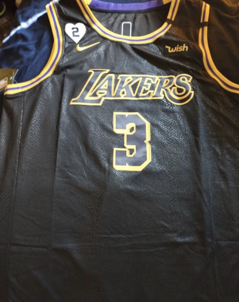 Anthony Davis Lakers city jersey mamba edition