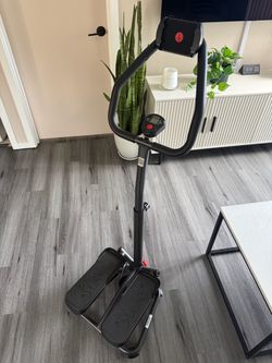 Sunny Health & Fitness Smart Twist Stair Stepper with Adjustable Handlebar
